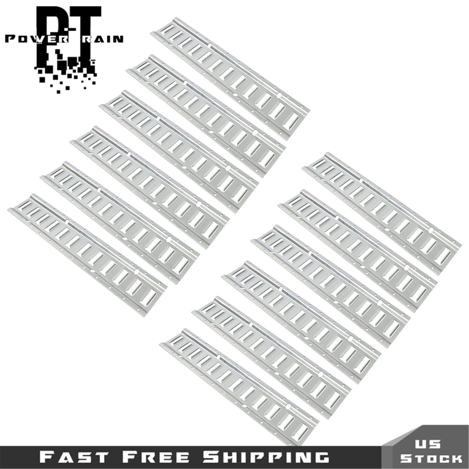 For RV Trailer Camper Truck 12 Pack 2' E Track Tie Down Rail Kit