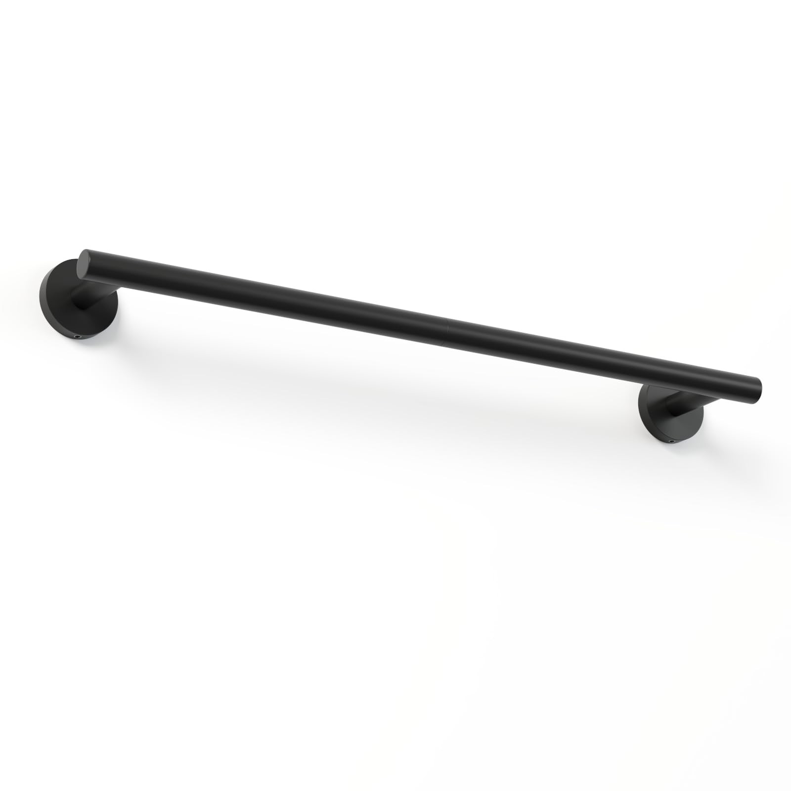 18 Inch Towel Bar for Small Bathroom, Matte Black, 18 Inch, Black