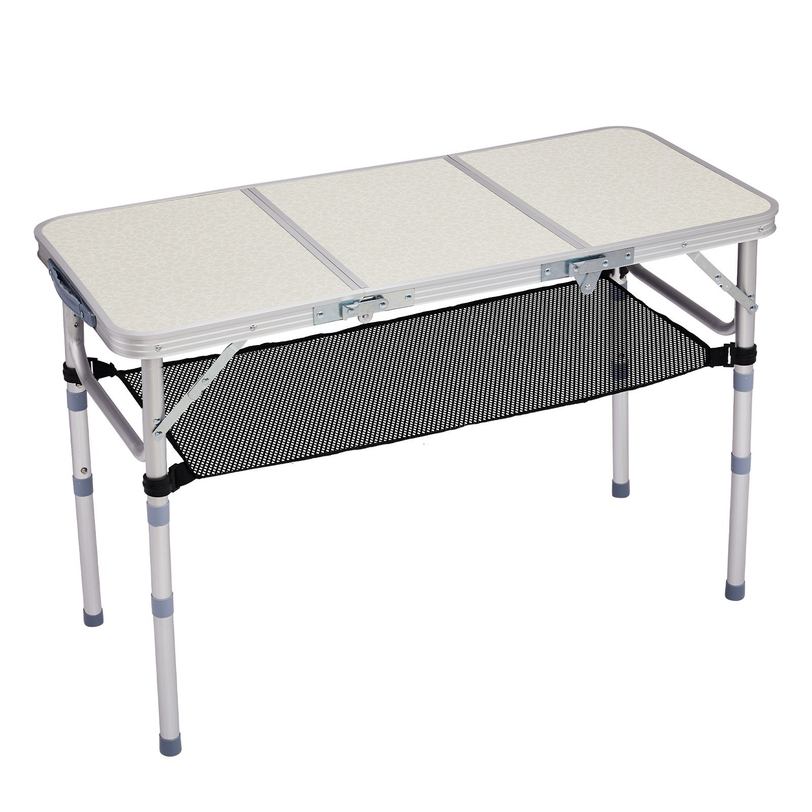 Outdoor Folding Camping Table 3ft Aluminum Foldable Lightweight Patio Side Table