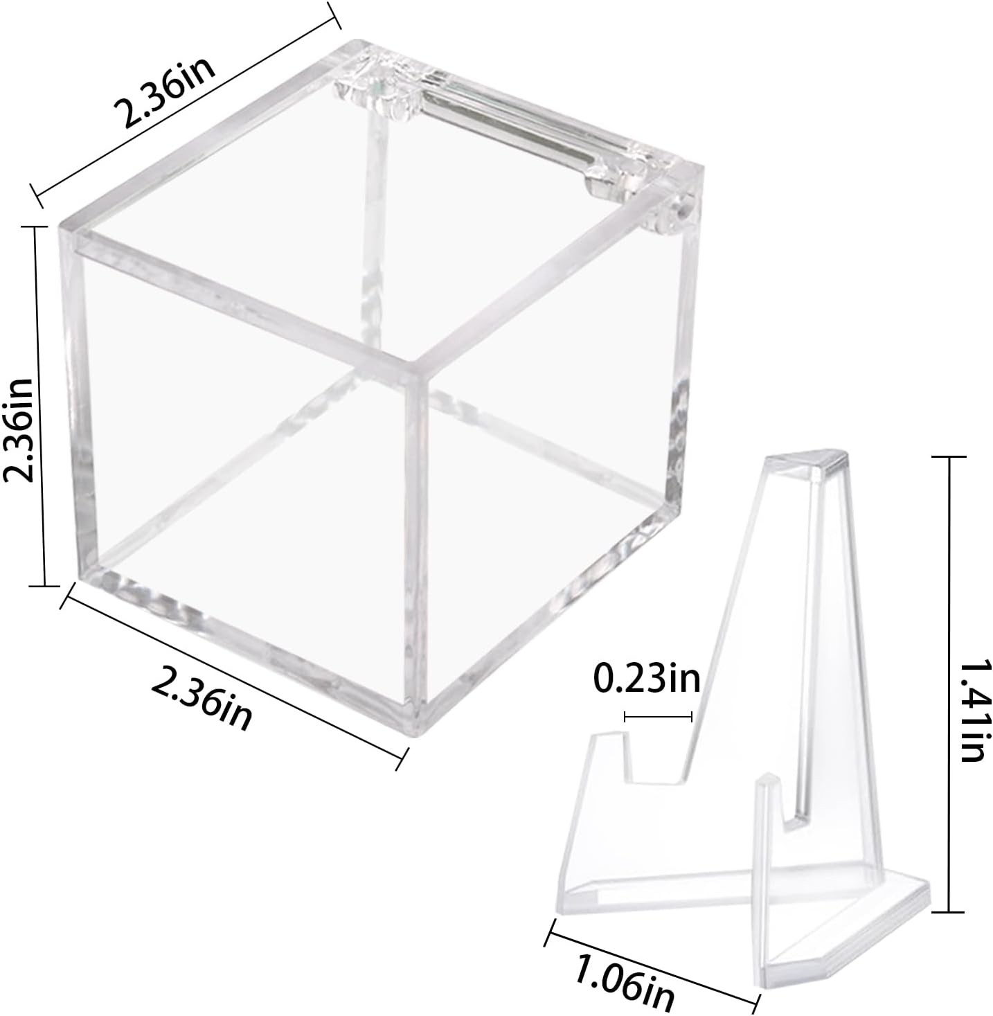 Championship Ring Display Case, Clear Acrylic Holder