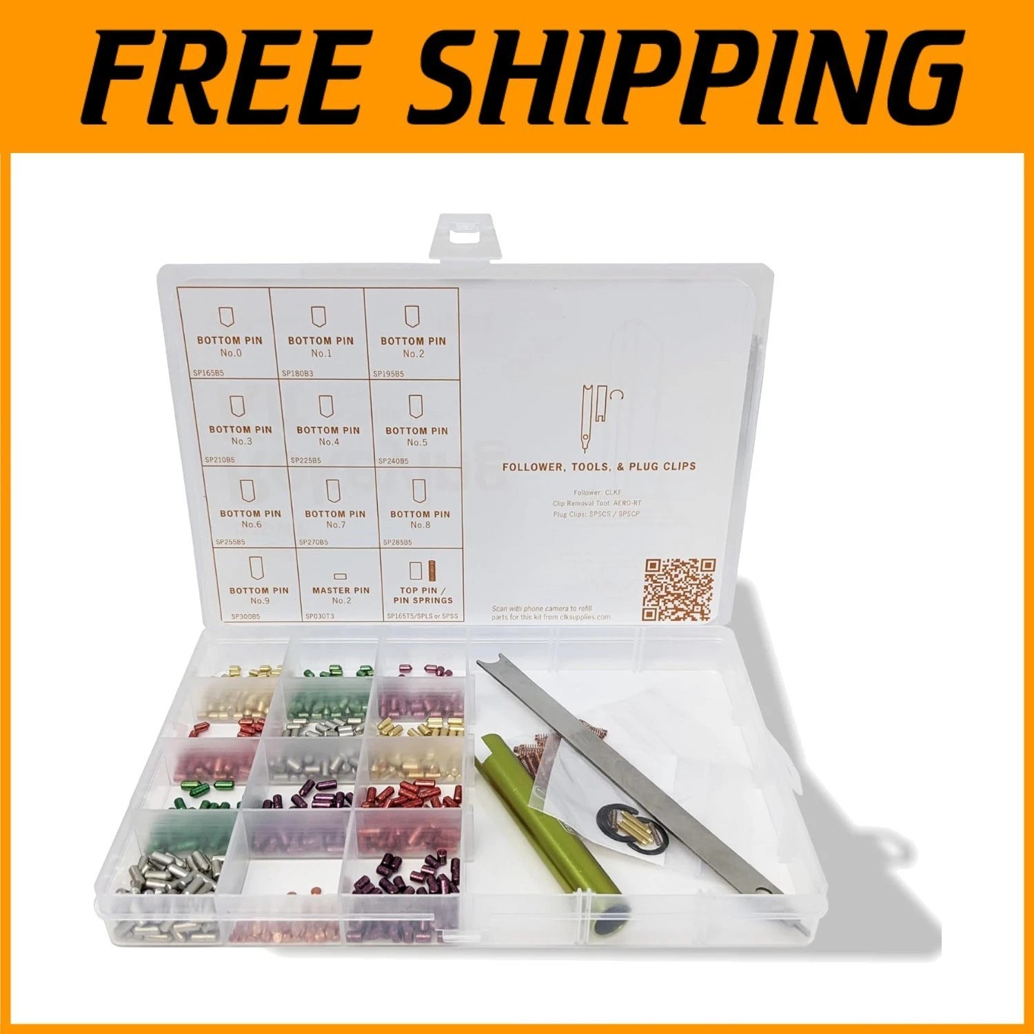 Schlage Rekeying Kit in Seal-Tight Plastic Box