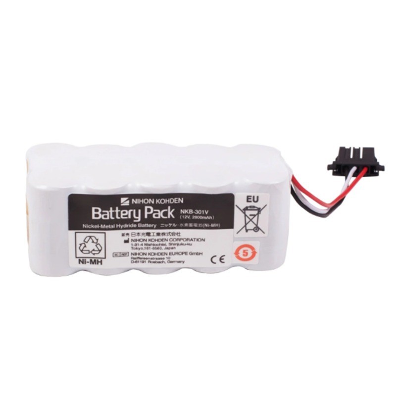 New Battery Pack for Nihon Kohden TEC-7631C TEC-7621C TEC7721 NKB-301V with PLug