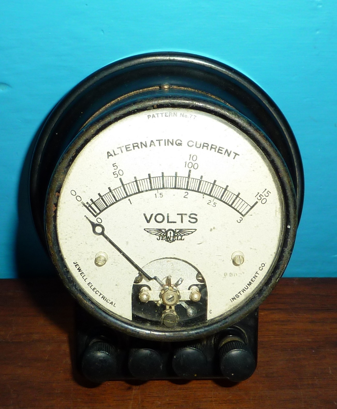 Jewell AC Voltmeter 3 Range 0-3V/0-150V/0-15V