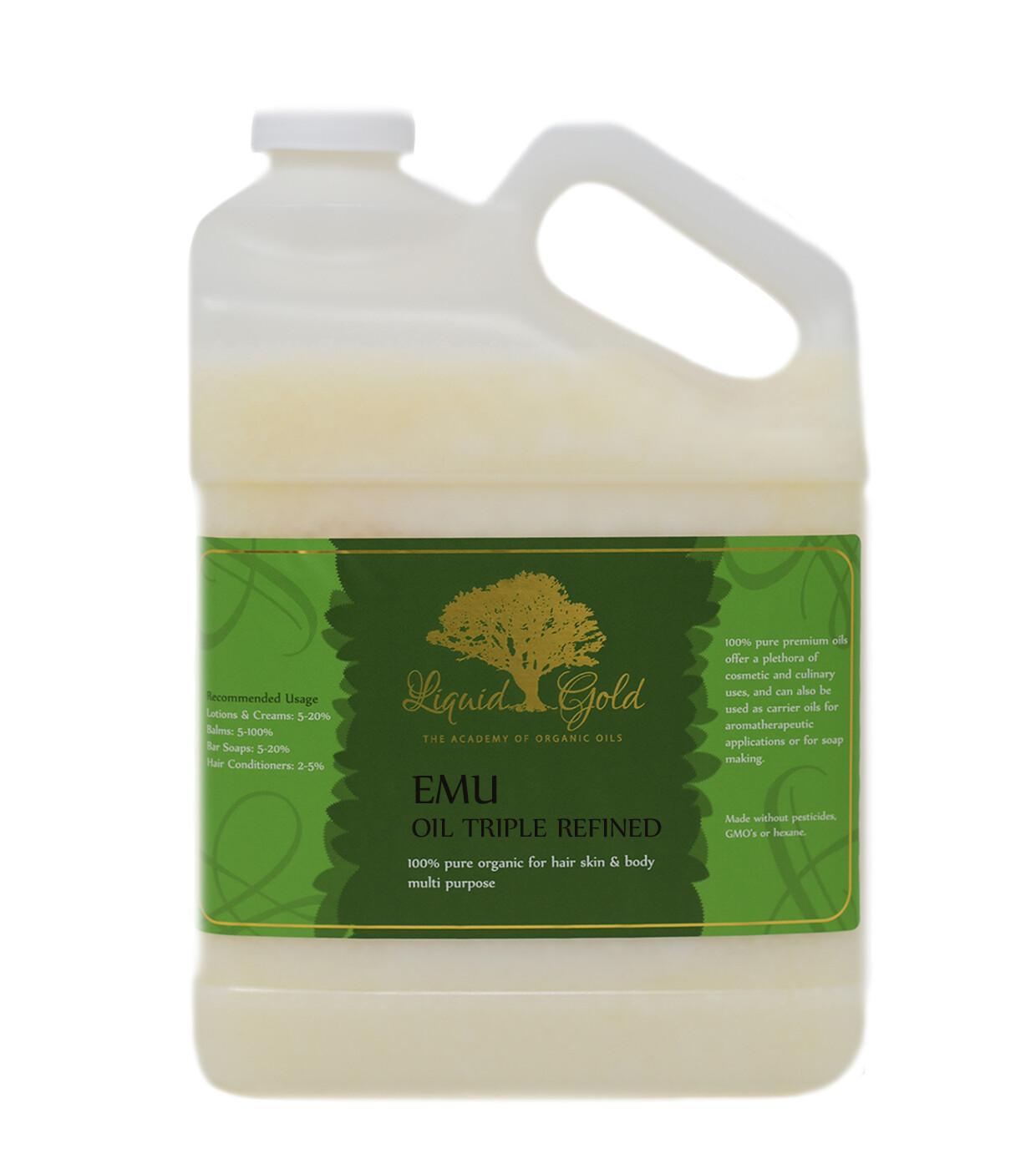 Gallon Premium Australian Emu Oil Pure & Organic Fresh Best Quality Skin Care