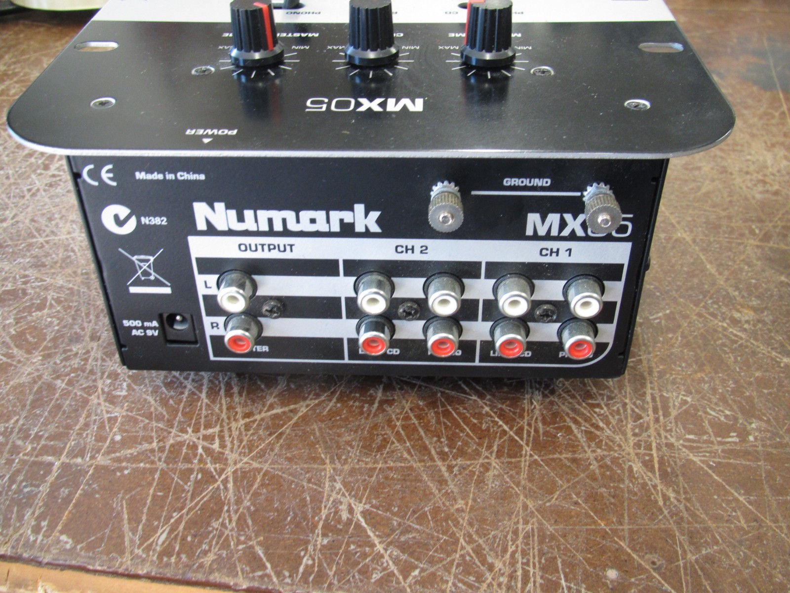 Numark MX05 2 Channel Controller System MX 05 w/ Power Supply