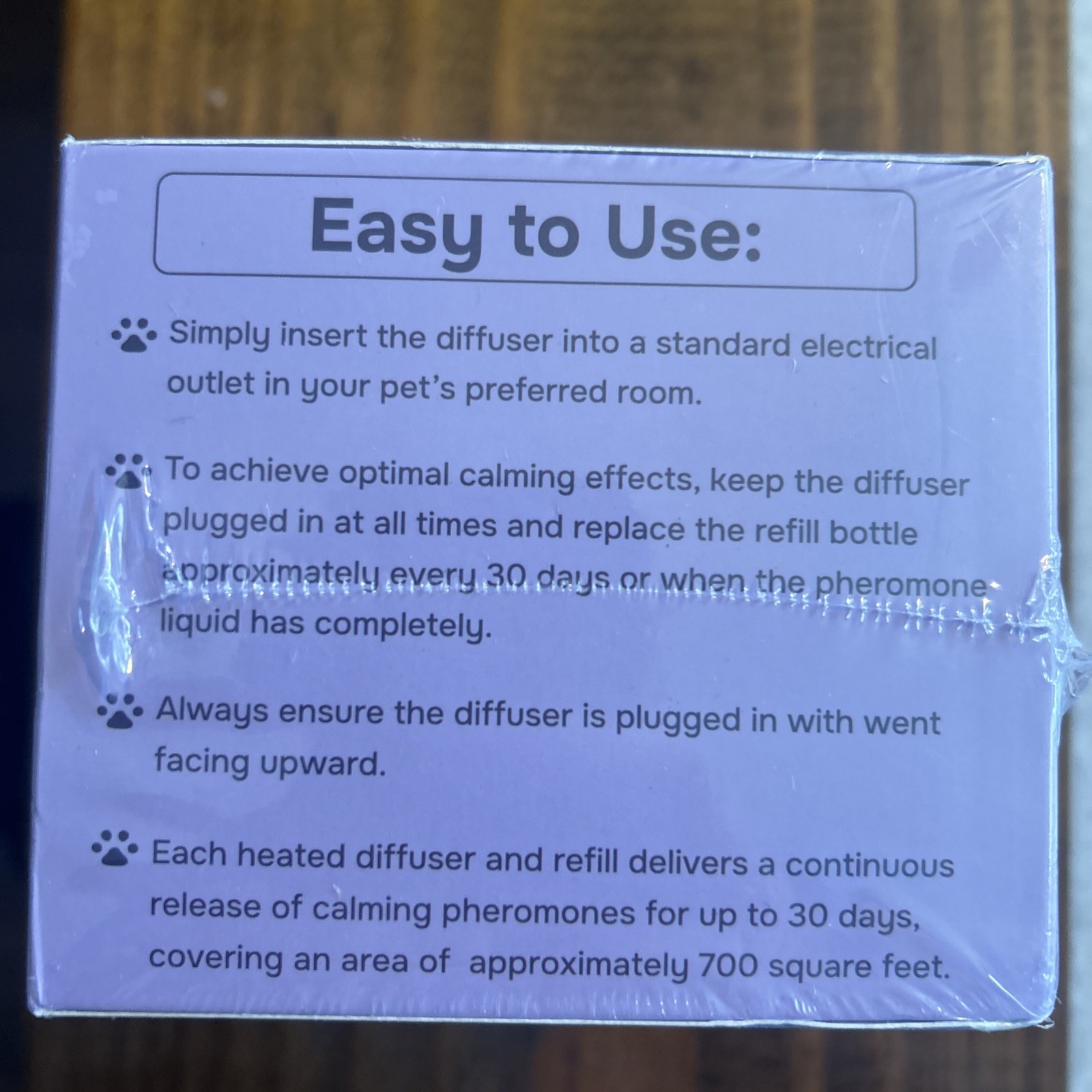 Dog Calming Pheromone Diffuser Kit 2 Pack Spray Control Purple