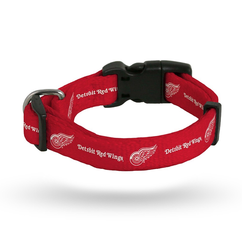 Detroit Red Wings NHL Team Color Polyester Pet Collar (S-L) by Rico Industries
