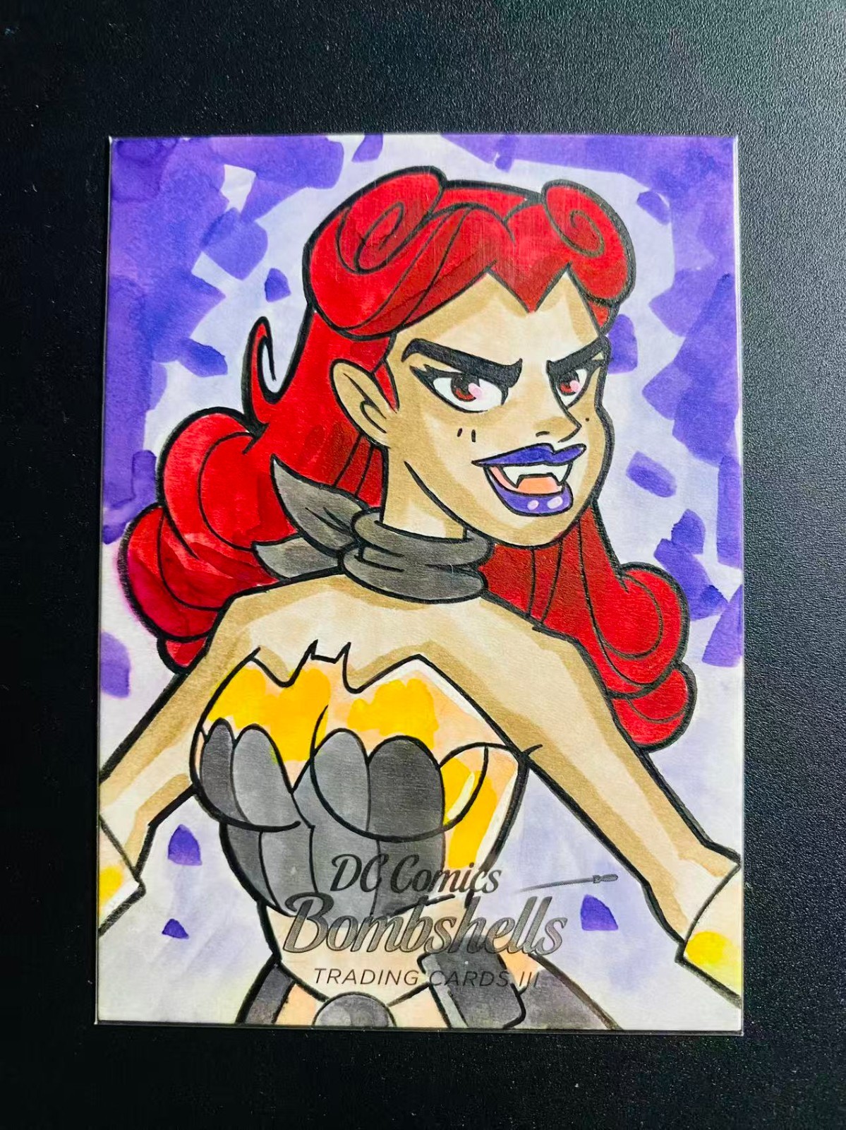 2019 Cryptozoic DC Comics Bombshells III Batgirl 1/1 Sketch by Brian Reindel
