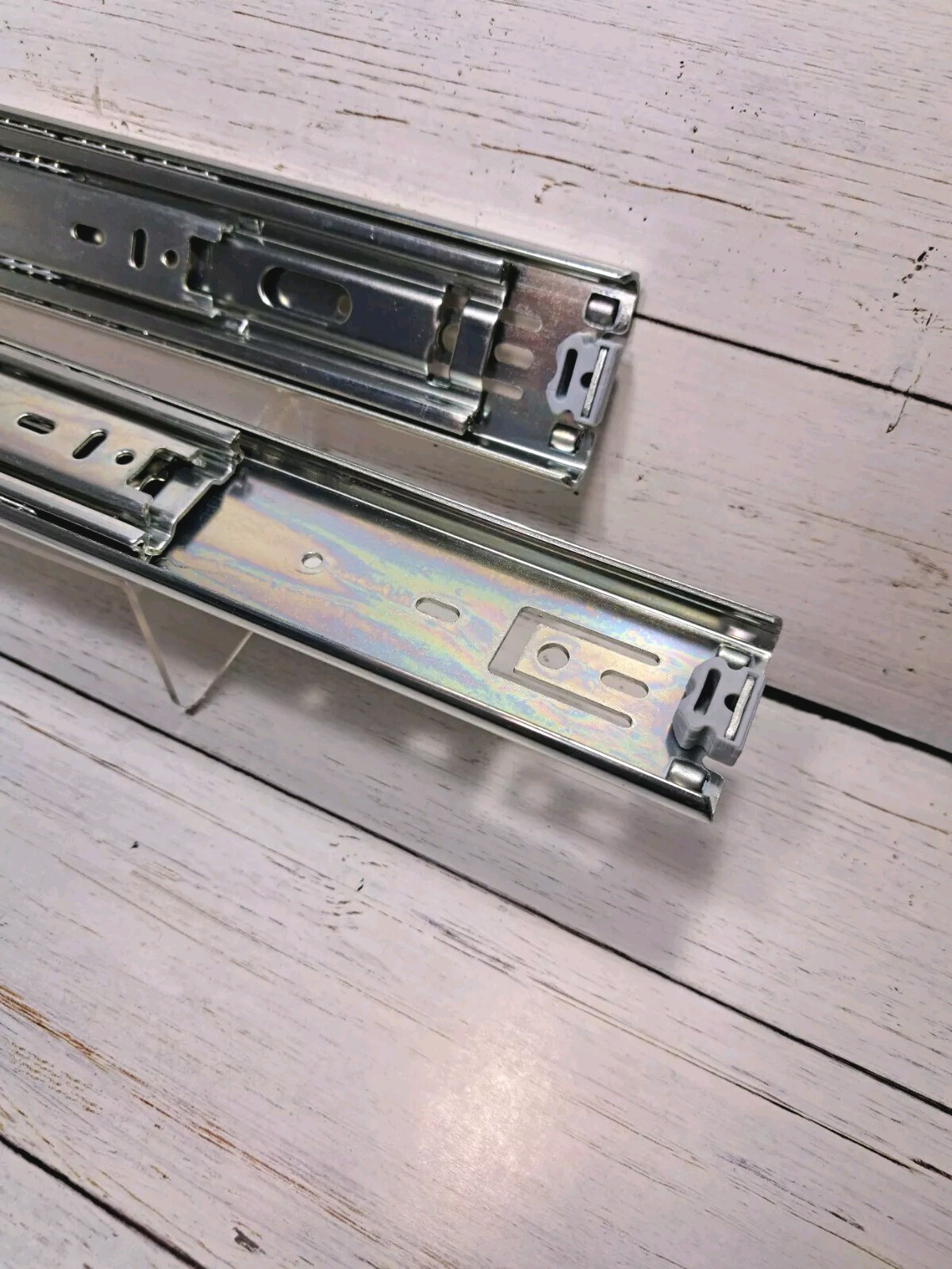 1 Pair Full Extension Drawer Slides 8 10 12 14 16 18 20 22 24 Inch 100 lb...