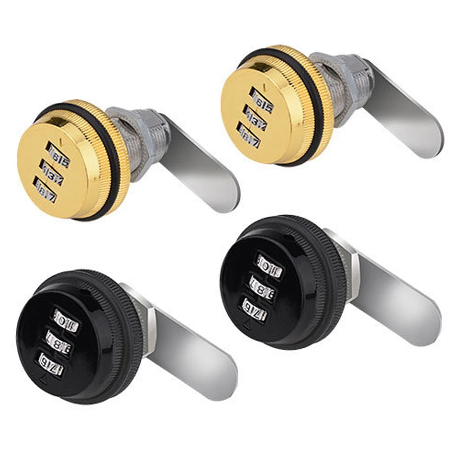 File Cabinet Password Cam Lock 3 Dial Anti Theft Zinc Alloy for Dressing Locker