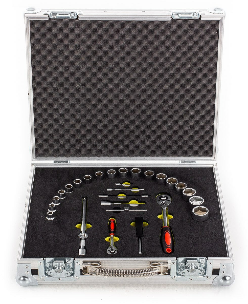 Socket Set Toolbox Flight Case With Custom Foam Insert - INCLUDES SOCKET SET