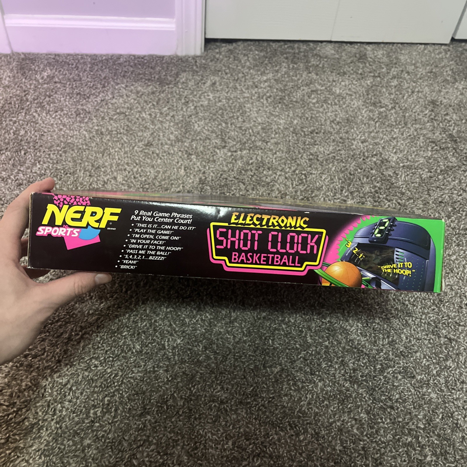 1997 Kenner Nerf Sports Electronic Shot Clock Basketball Kenner ReadDescription