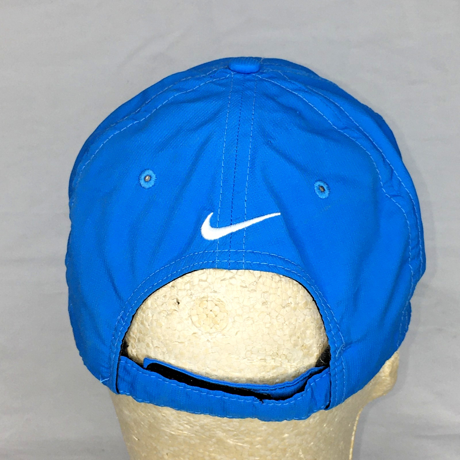 Nike Golf Hat Strapback Adjustable Athletic Hat Blue White Swoosh
