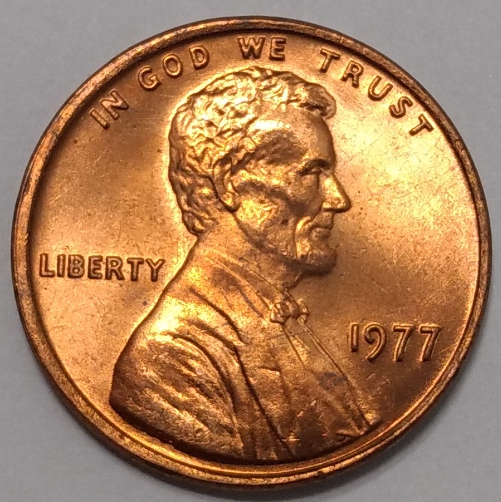 1977 Gem to Superb Gem Mint State Lincoln Cent