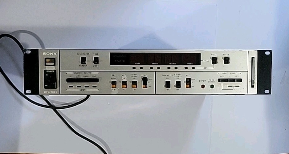 Sony BVG-1000 Time Code Generator/Reader