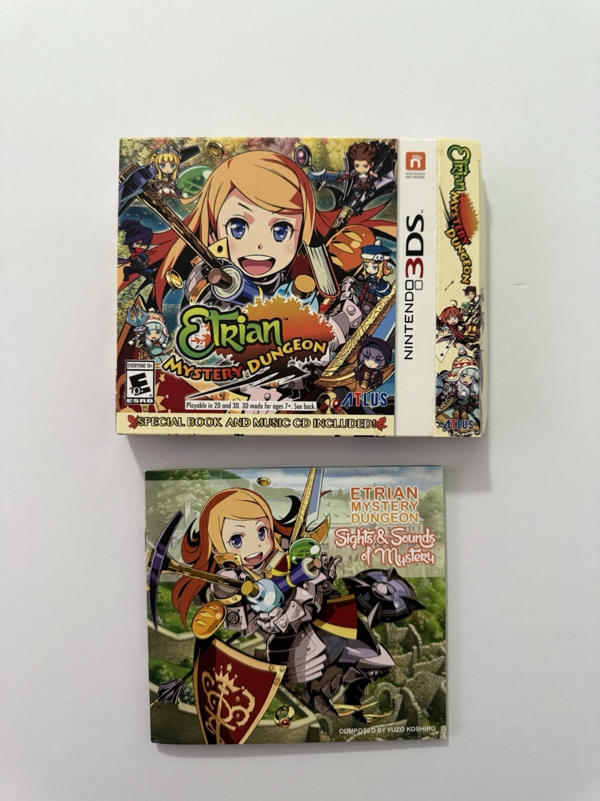 Etrian Mystery Dungeon Nintendo 3DS Empty Box And Cd No Game