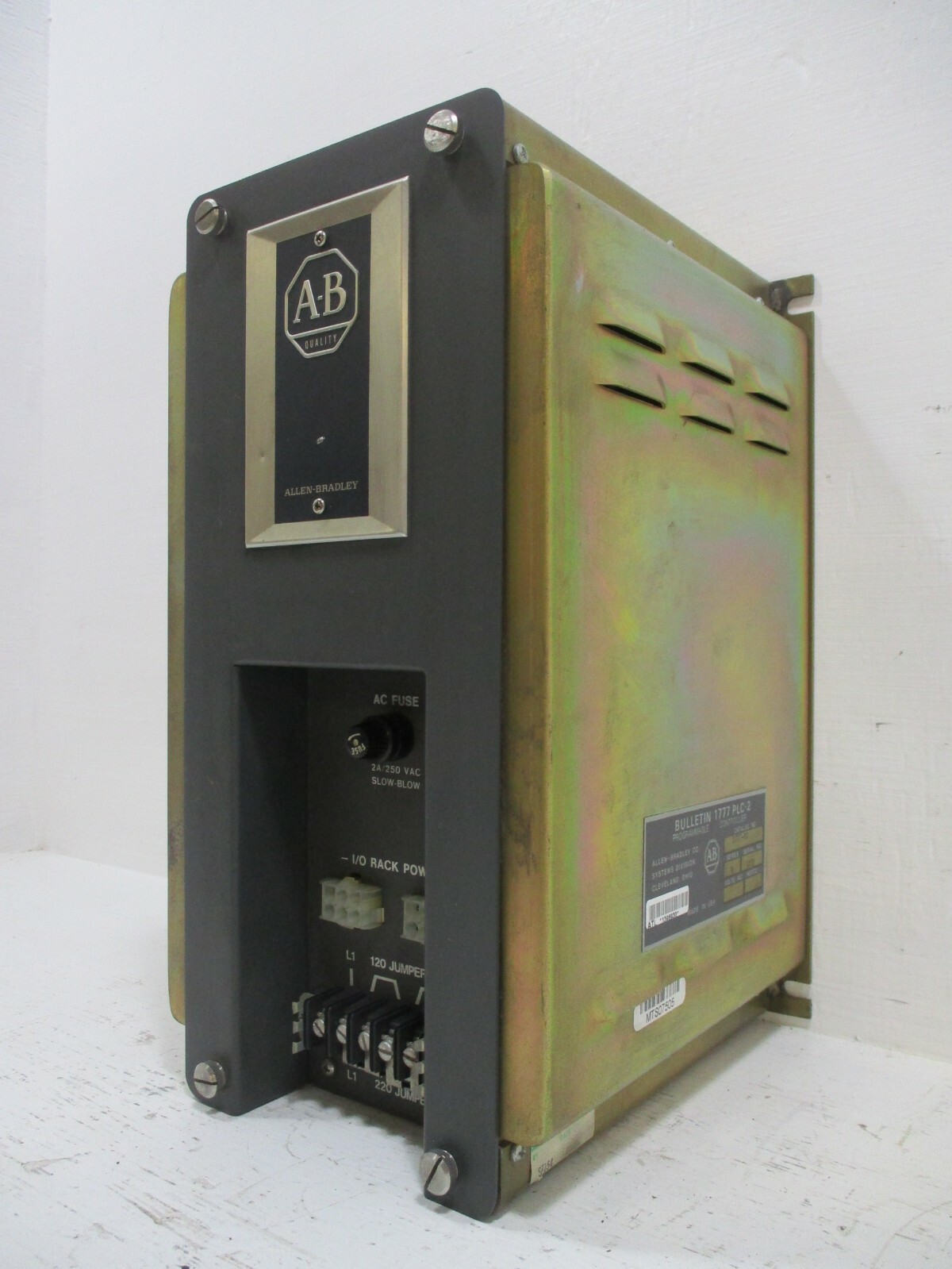 Allen Bradley 1777-P2 1777 PLC-2 Programmable Controller Power Supply 1772P2 AB
