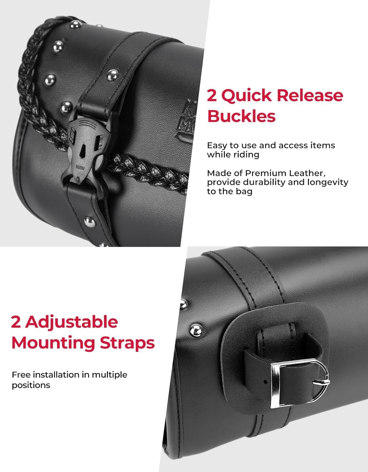 Universal Motorcycle Tool Fork Bag