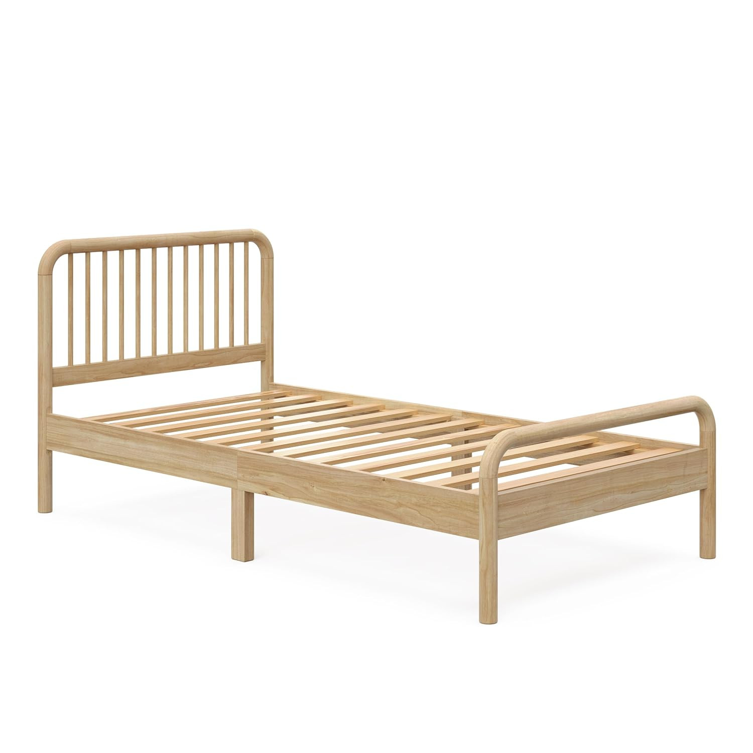 Next Porto Twin Bed - GREENGUARD Gold, Easy Assembly, Sleek Natural Design