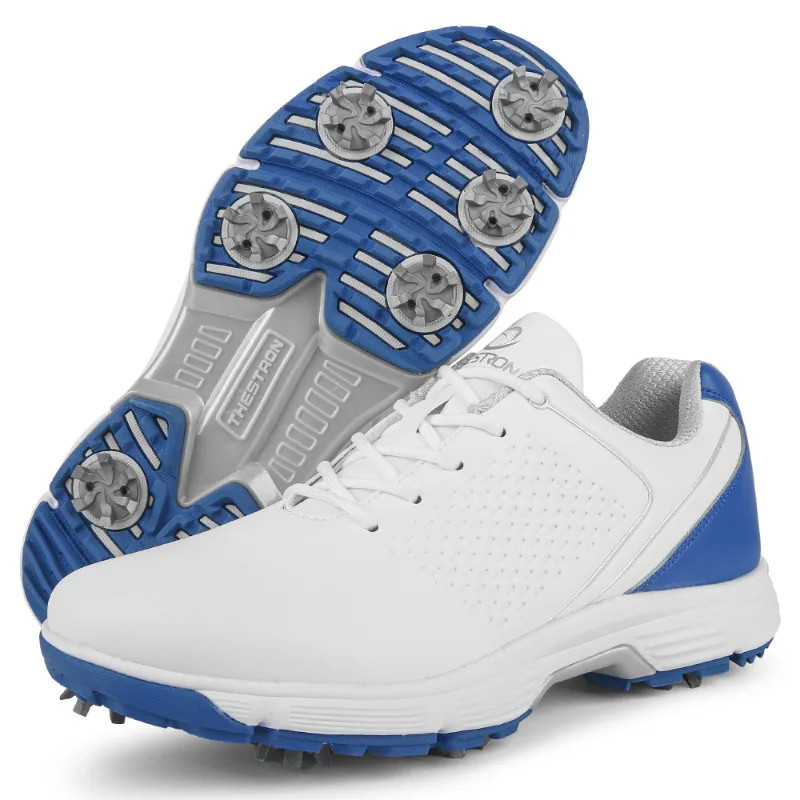 Men's Golf Shoes Waterproof Golfing Sneakers Professional Non-Slip Gym Footwear