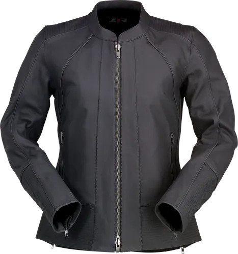 Z1R Adult Women Women's Matchlock Leather Jacket 2W Black