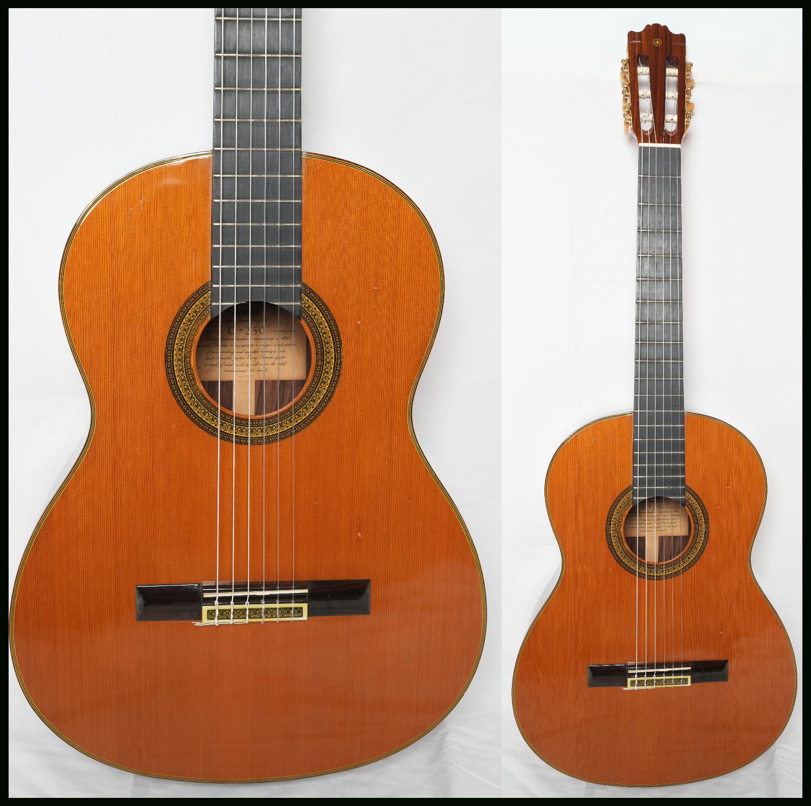 YAMAHA C-250 Japan Vintage 1970s Japanese-made Classical Guitar Made in Japan