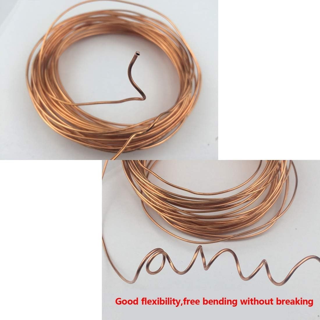 Refrigeration Tubing 1/8" OD x 5/64" ID x 6.5 Ft Length Soft Coil Copper Tubing