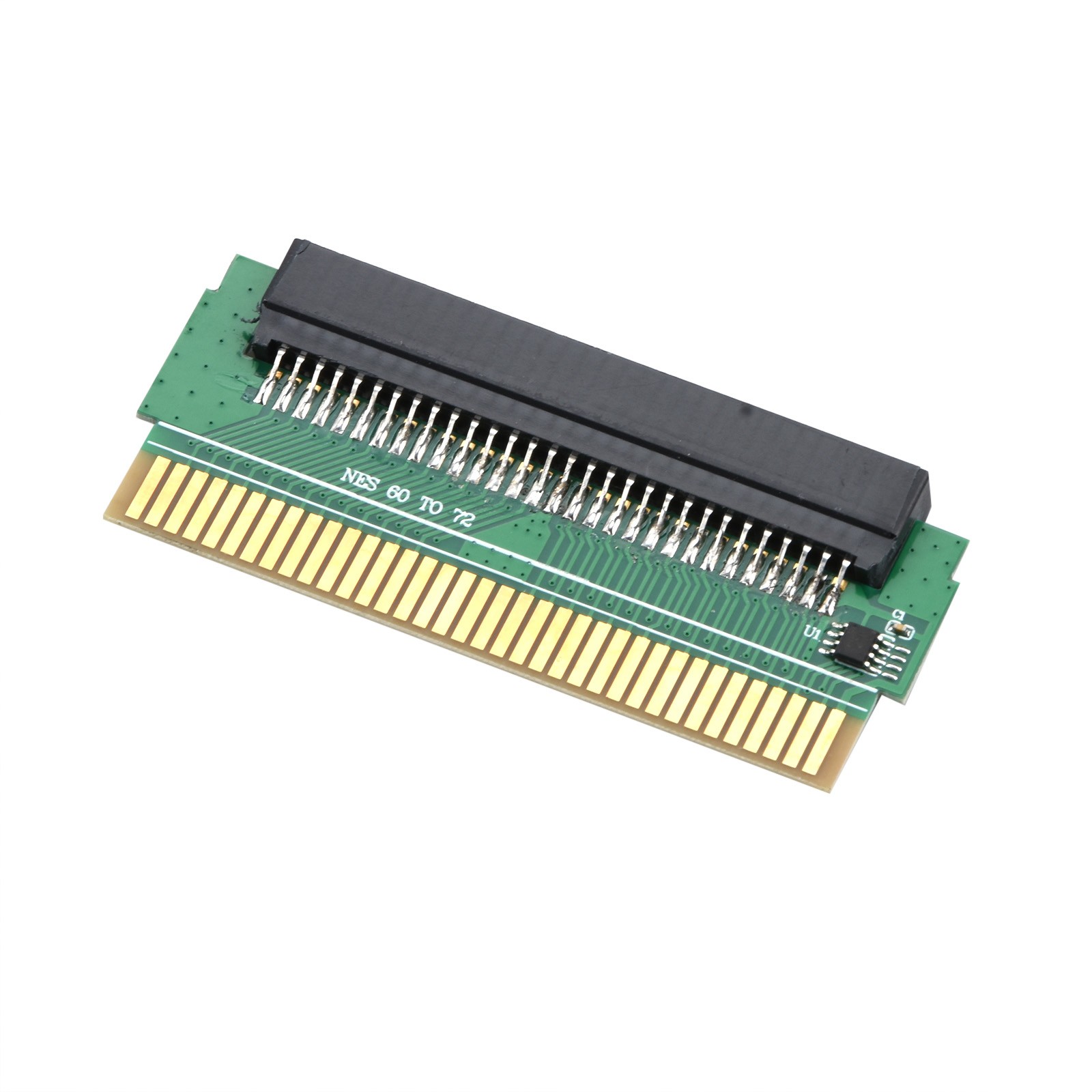 Famicom To Nes Adapter Converter Connector For Nintendo Nes 60 Pin To 72 Pin E