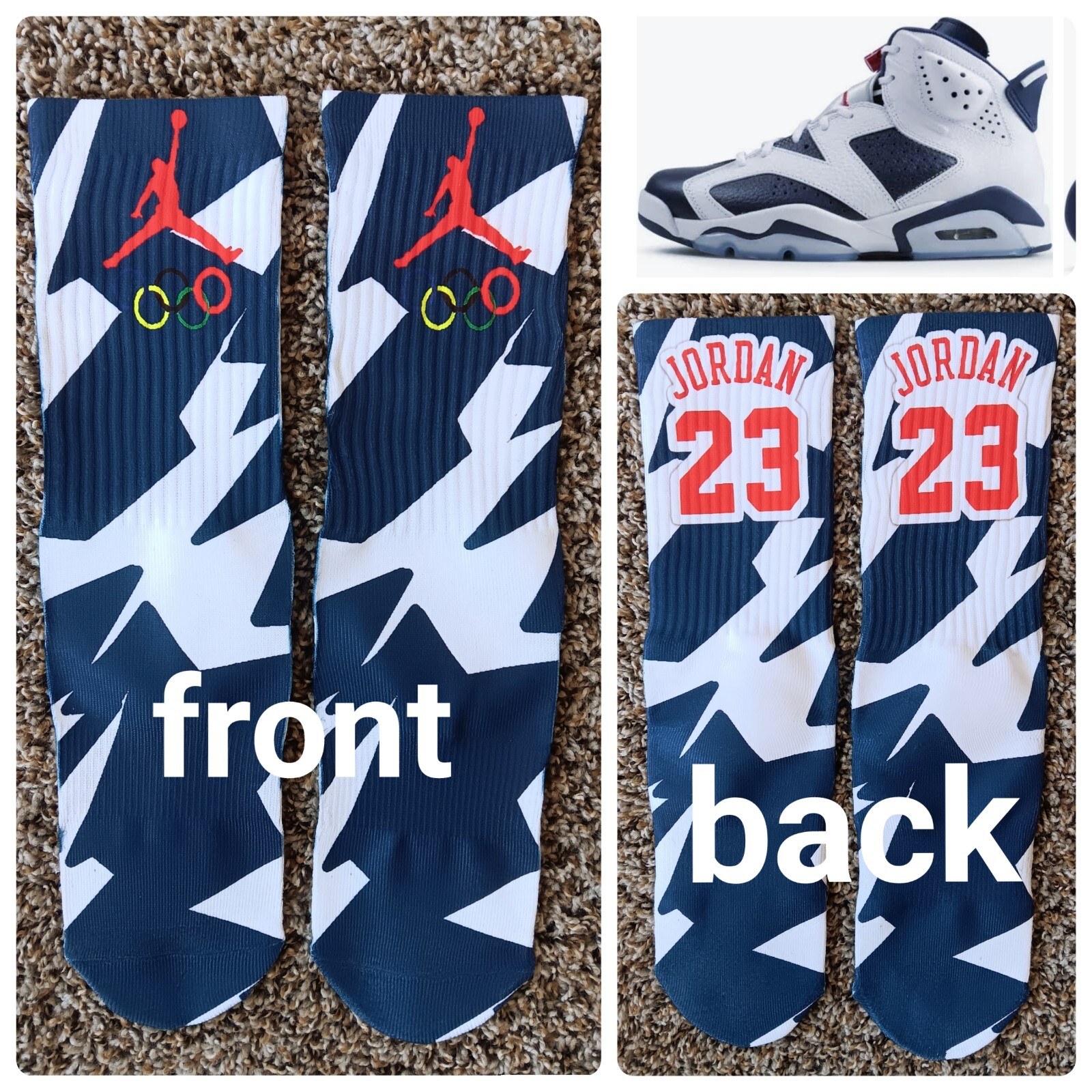 Jordan 6 Olympic Socks