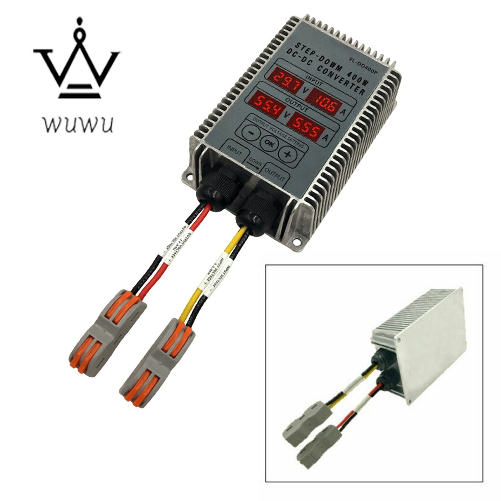 Solar Charge DC 200W-400W Step-up Solar Charge Controller Waterproof