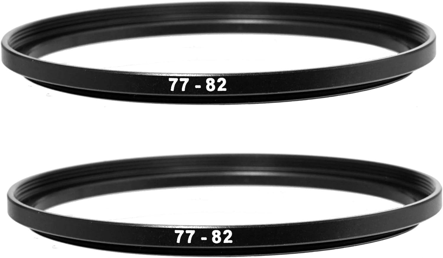 (2 Pcs) 77-82MM Step-Up Ring Adapter, 77Mm to 82Mm Step up Filter Ring, 77Mm Mal
