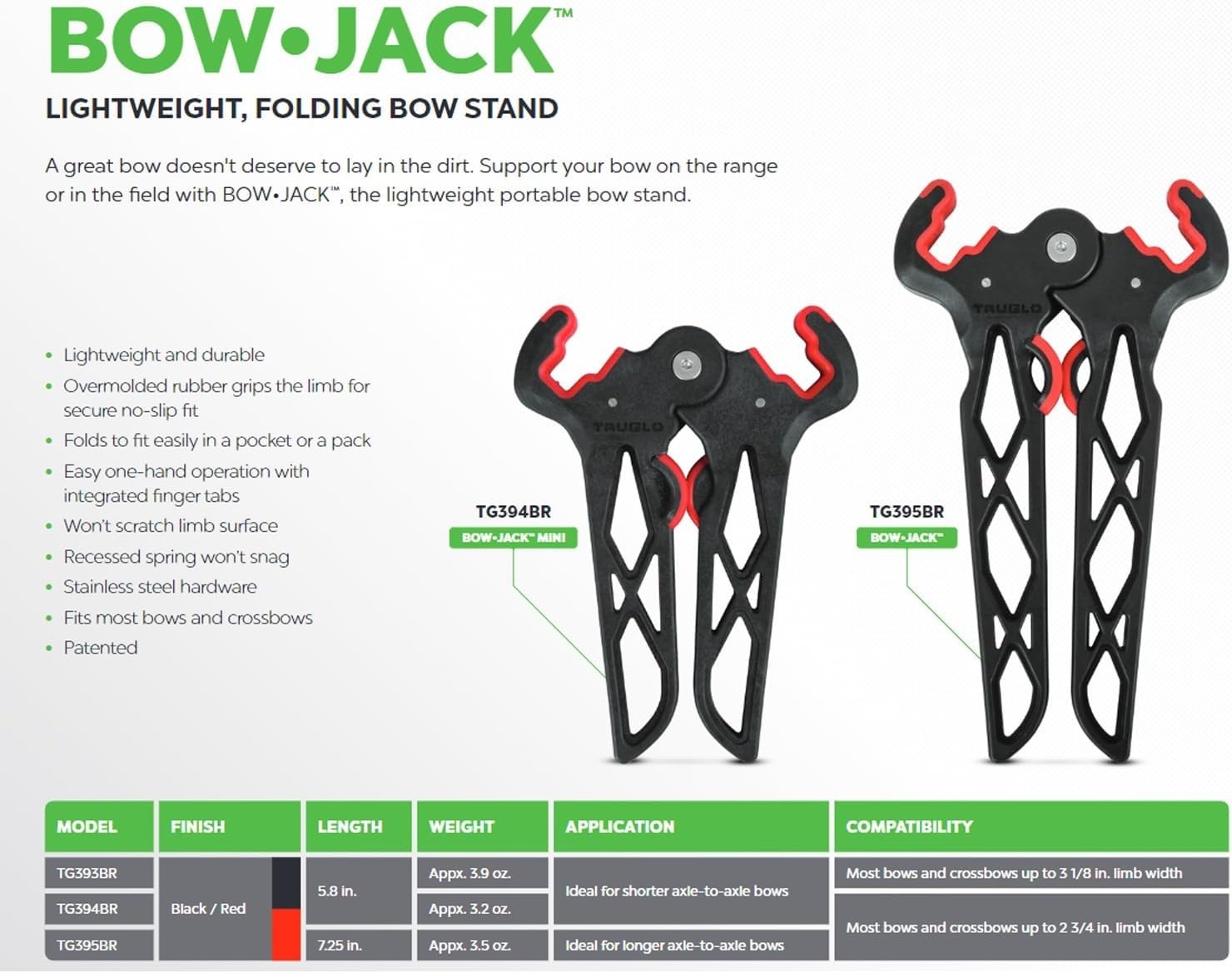 Sturdy Bow Jack Foldable Stand for Stability