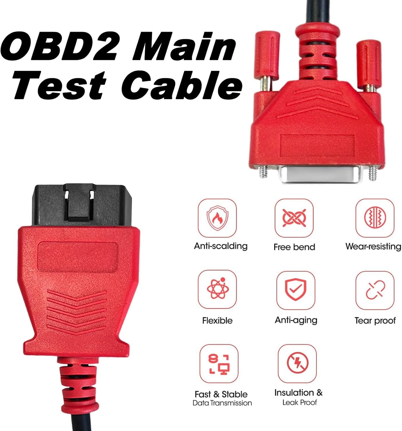 OBD2 to DB26 Main Test Cable for MaxiSys MS908PRO,MS905,J2534,MPM Scanner Tools
