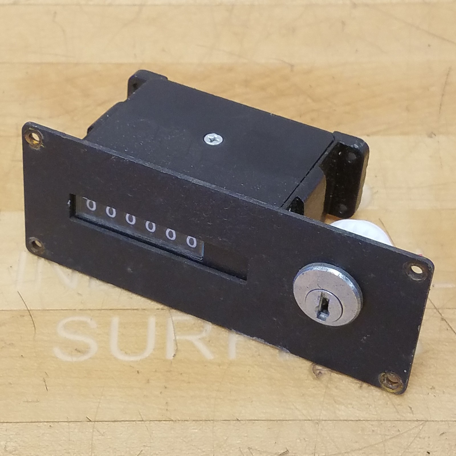 Durant 6-Y-1-2-RMF-PMU Panel Mount Electric Counter Trumeter, 115VAC. - USED
