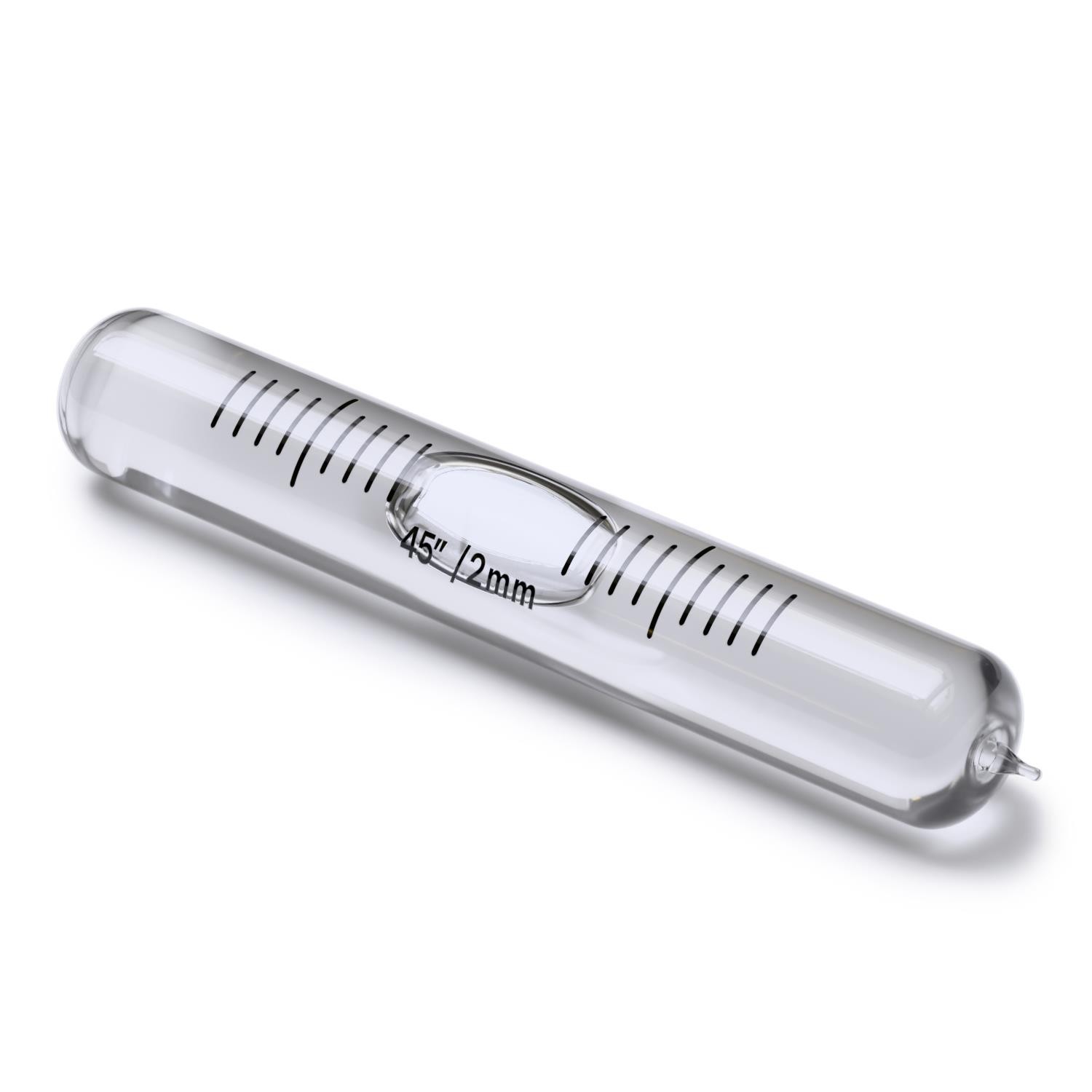 Replacement Level Glass Vial, Spirit Bubble Level, With Nib, 70mm x 11mm