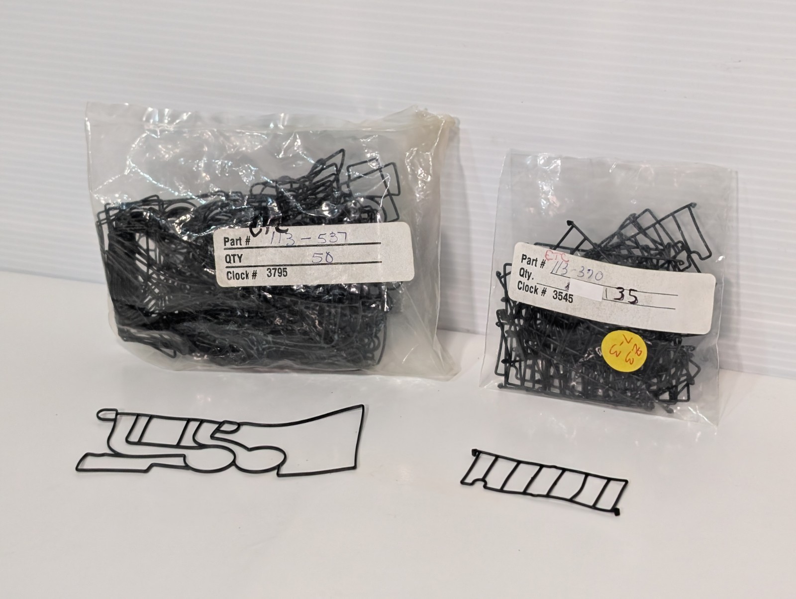 Two bags of Asco 113-370 & 113-587 gaskets as shown, 35 and 50, respectively