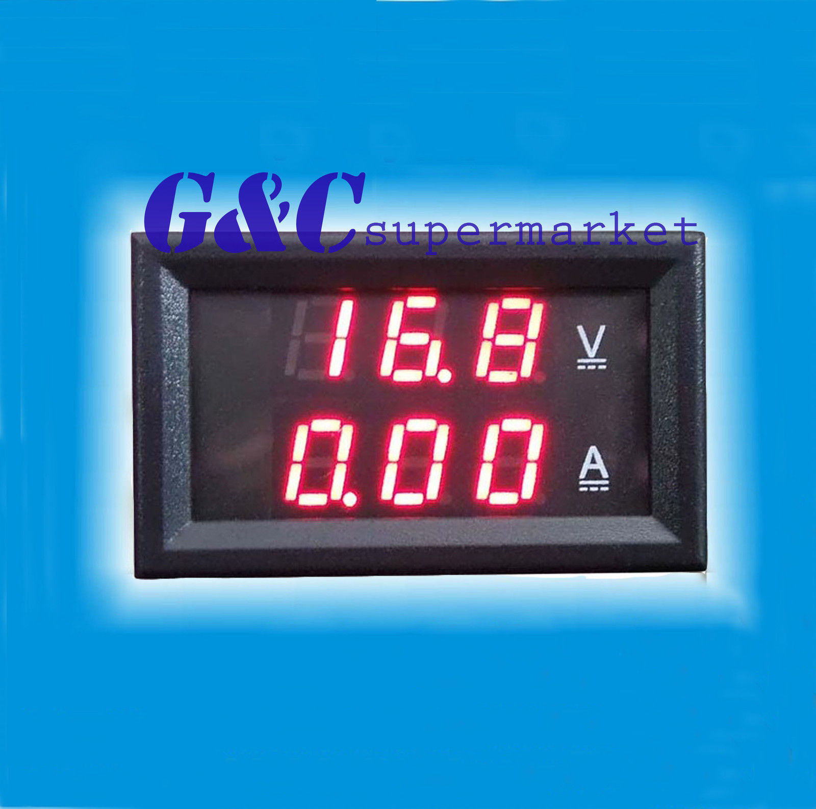 New DC 0-100V 0-50A Dual LED Digital Voltmeter Ammeter Voltage AMP Power M24