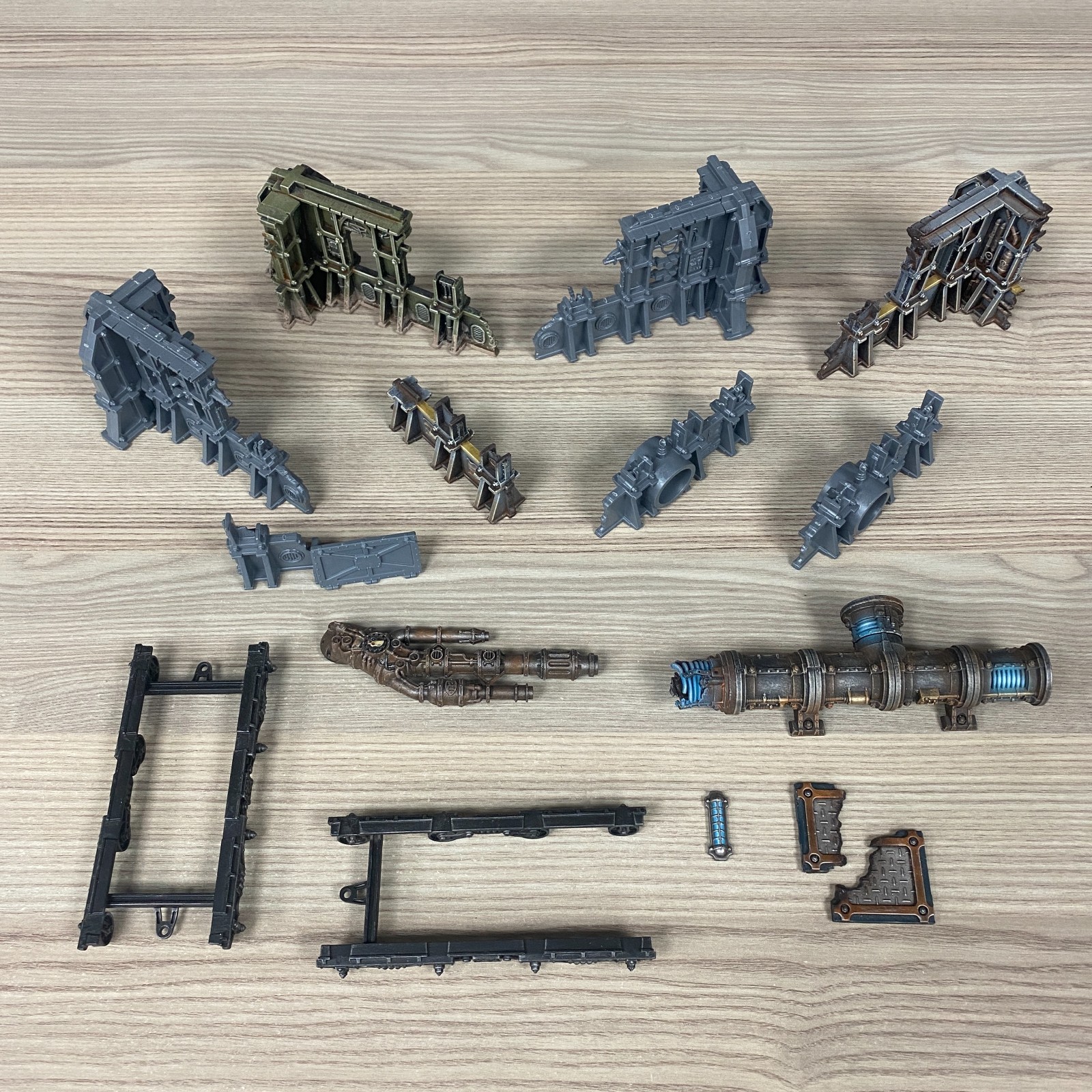 WARHAMMER 40K NECROMUNDA KILL TEAM TERRAIN BUNDLE SCATTER PARTIALLY PAINTED