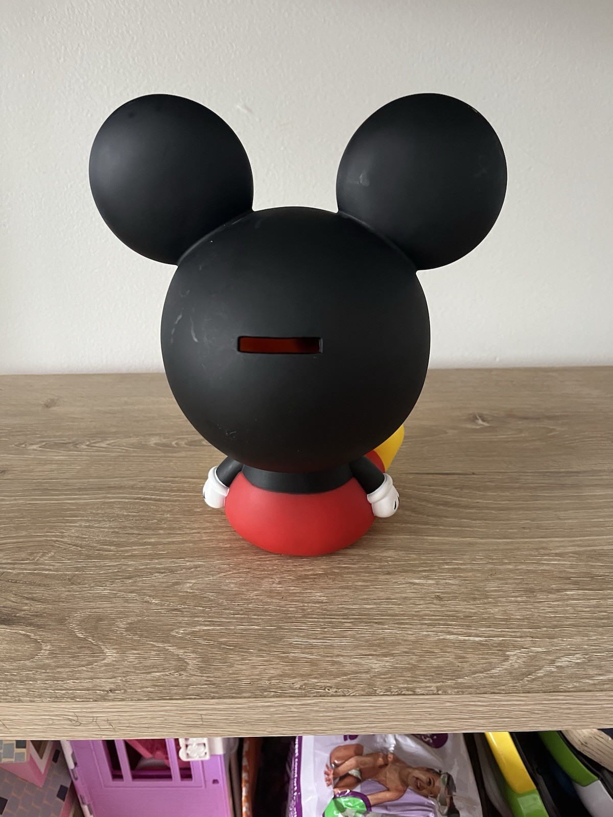 Mickey Mouse Sitting PVC Coin Bank