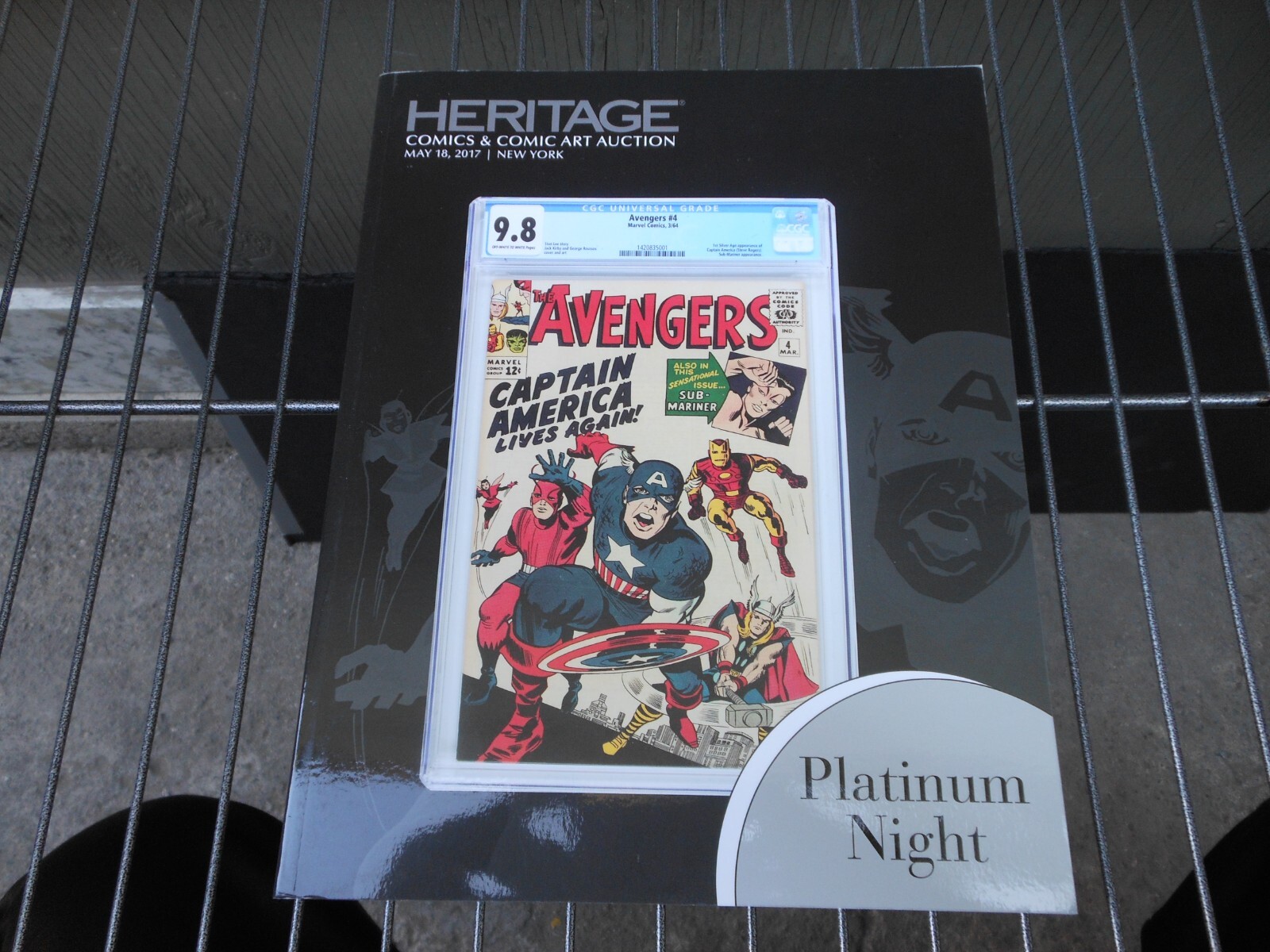 Heritage Comics & Comic Art Auction May 18, 2017 New York AVENGERS Cover 11D