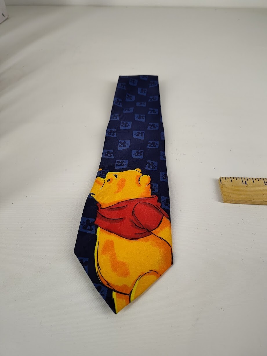 Disney Winning The Pooh & The Bee Men's Tie 100% Polyester Necktie