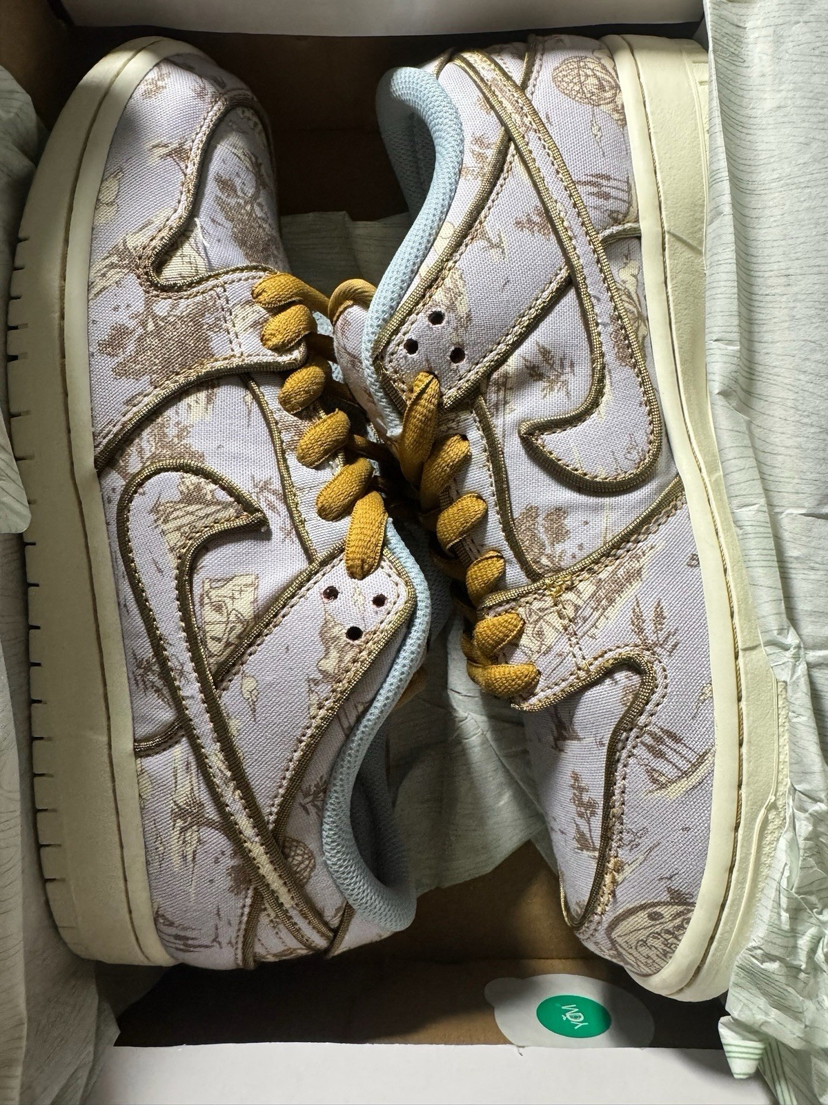 Nike SB Dunk Low Pro PRM City of Style Football Grey/Coconut Milk Skate US 9