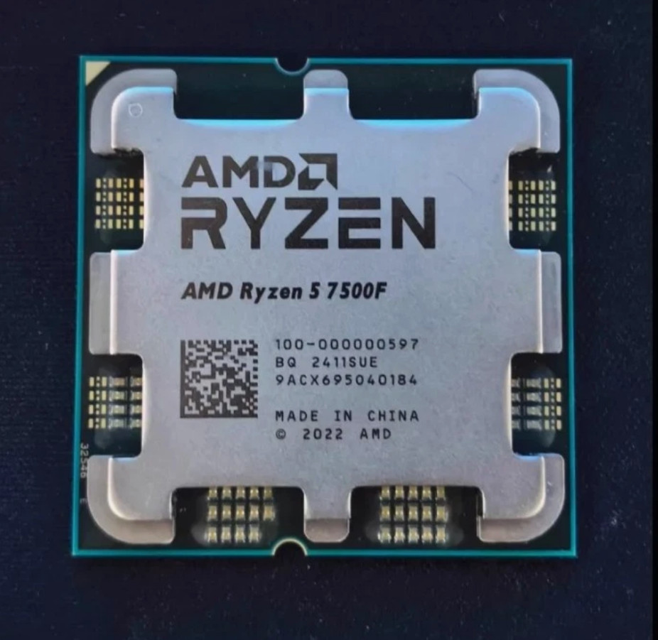 AMD RYZEN 5 7500F Desktop Processor Socket AM5 CPU R5 6-Core