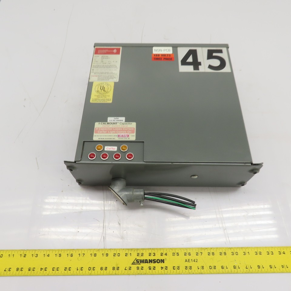 Myron Zucker Inc. KIM43020-3 Calmount 20 kvar 3Ph Capacitor 480V