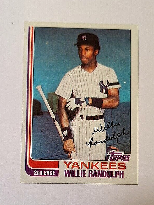 1982 Topps #569 Willie Randolph New York Yankees Superstar