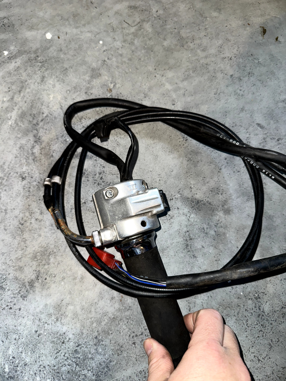 2003 Honda VTX1800 RIGHT CONTROLS THROTTLE CABLE START STOP SWITCH