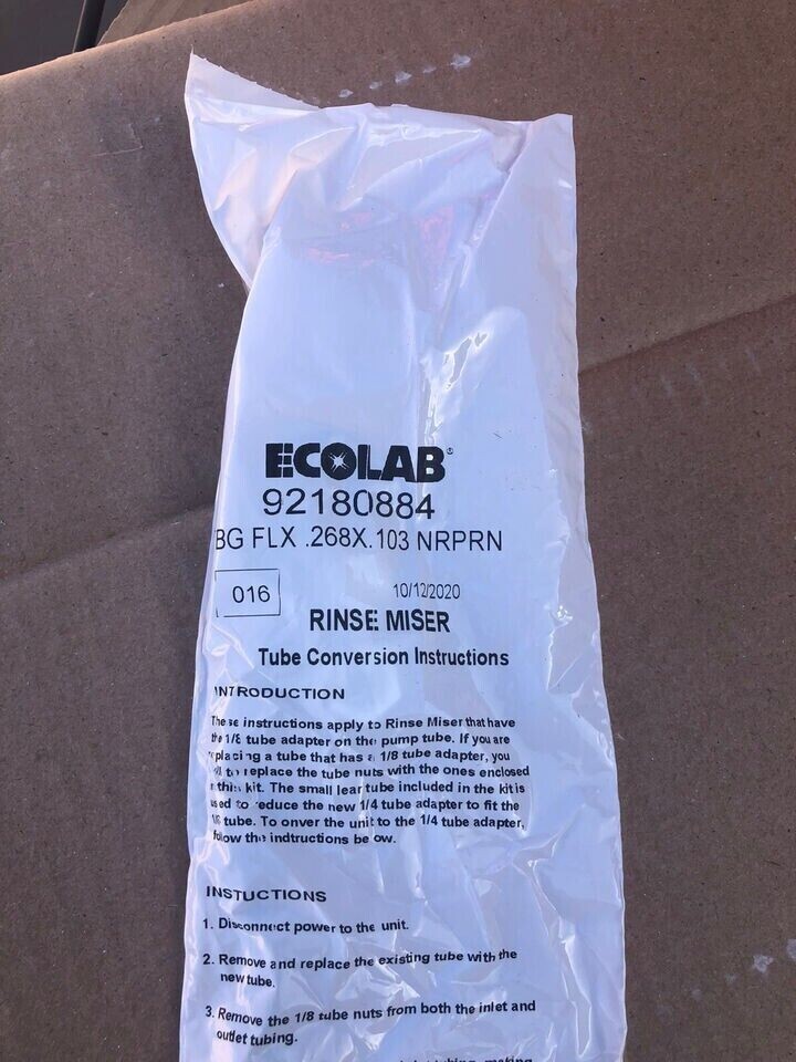 Ecolab 92180884 Rinse Miser TBG FLX 268X 103