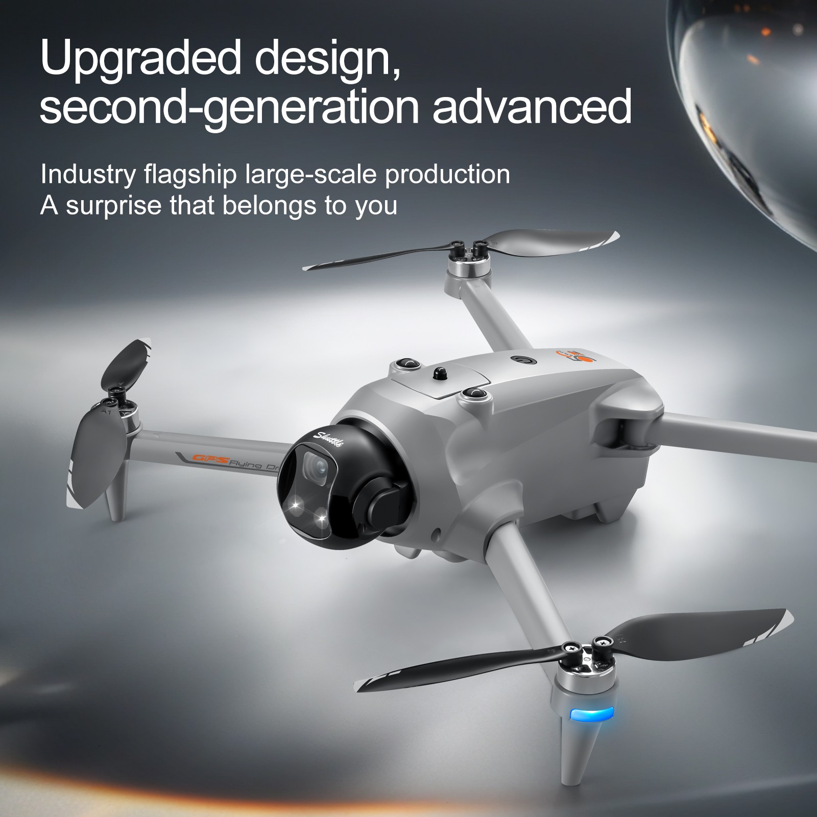 YL059 GPS Return Drone 4K Camera Lightweight Foldable FPV Transmission w/ Screen