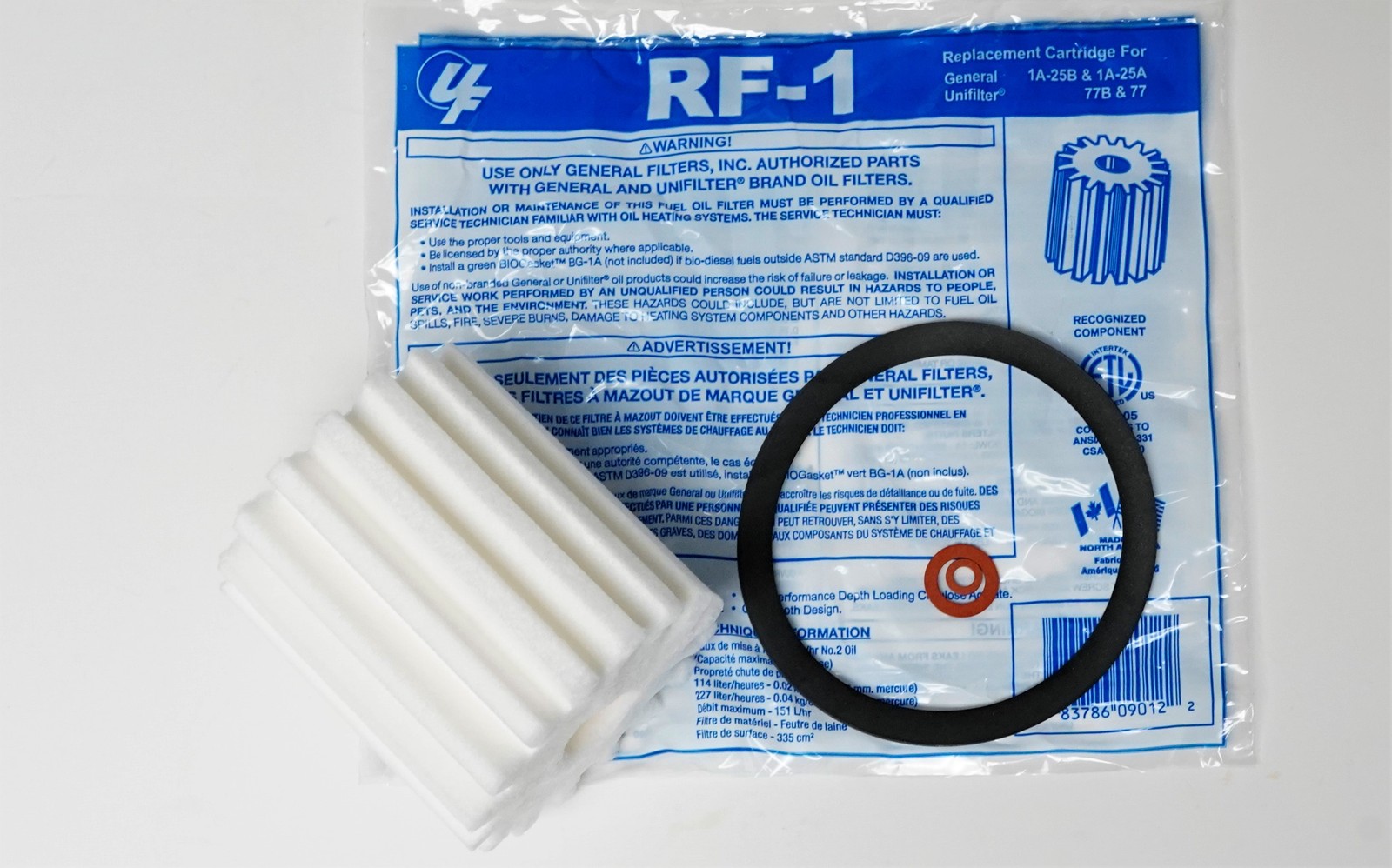 RF-1 Micro Fiber Fuel Oil Filter Gear Tooth for 1A-25A 77 XF-25 8055 F-300 A-77