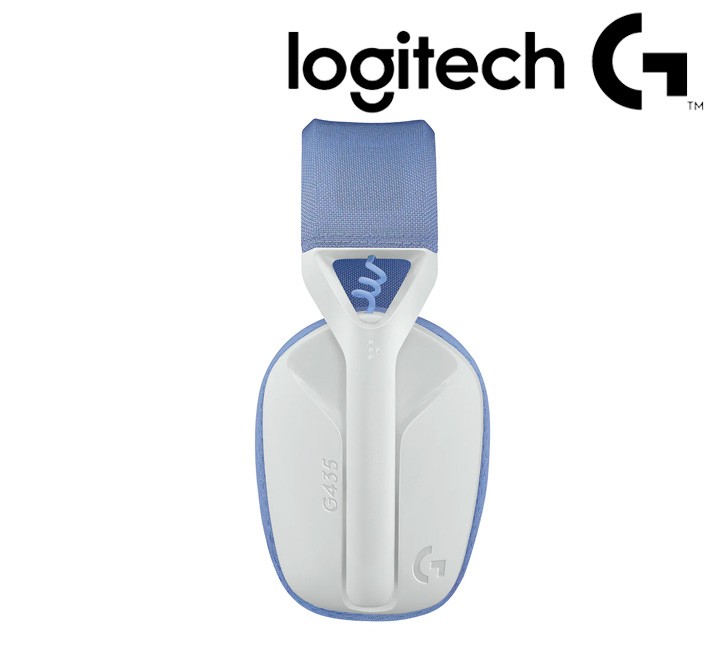 Logitech G435 Lightspeed & Bluetooth Gaming Headset White/Blue, No USB receiver